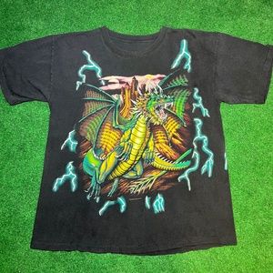 American Thunder Dragon Vintage Tee